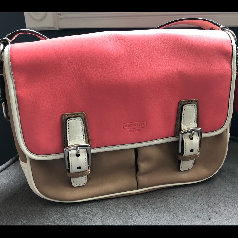 Coach - Summer colors leather crossbody